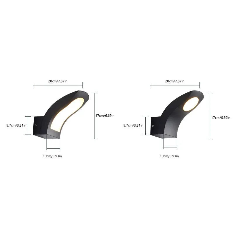 10W Outdoor Lighting  Modern LED Wall lamp Waterproof Yard Garden Corridor Wall Light Indoor Bedroom Living Room Stair light